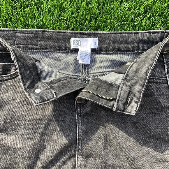 RSQ Jean Skirt // Girl’s Size 8 // Light Black - Picture 3 of 5